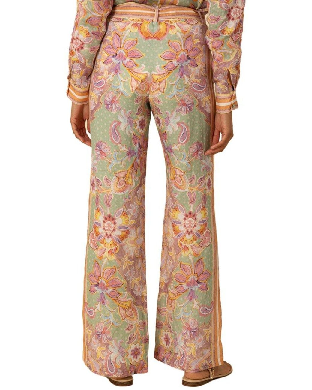 Hale Bob Natural Fernanda Linen Pant