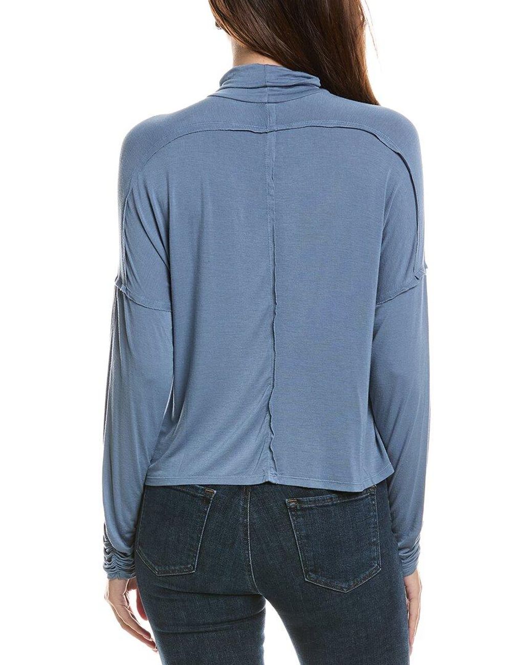 XCVI Blue Norda Top