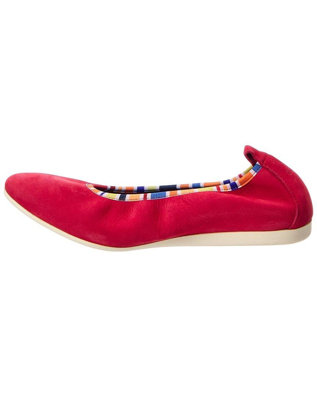 Arche Pink Lanabi Leather Flat
