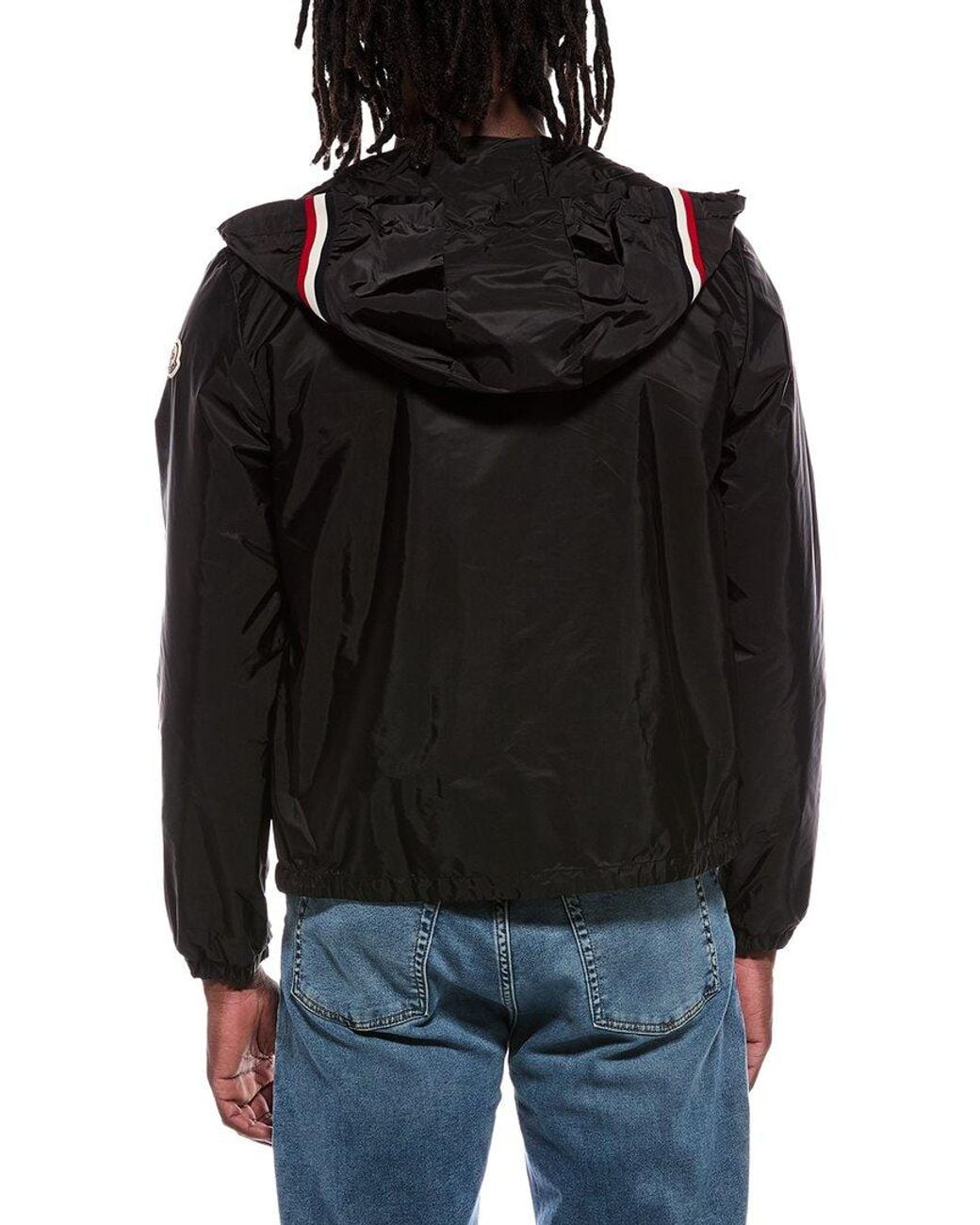 Moncler Black Rain Jacket for men