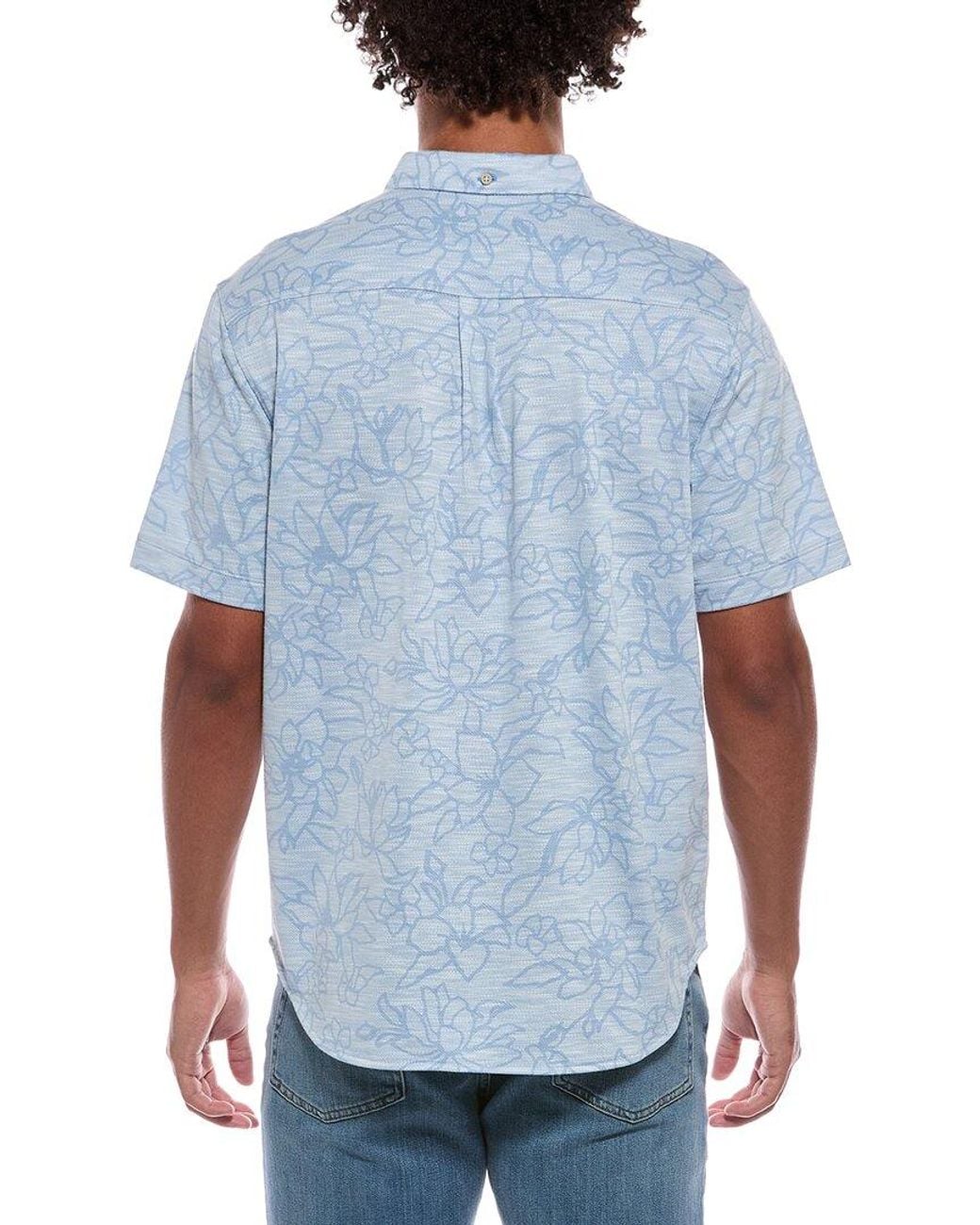Tommy Bahama Blue San Lucio Tides Flora Shirt for men