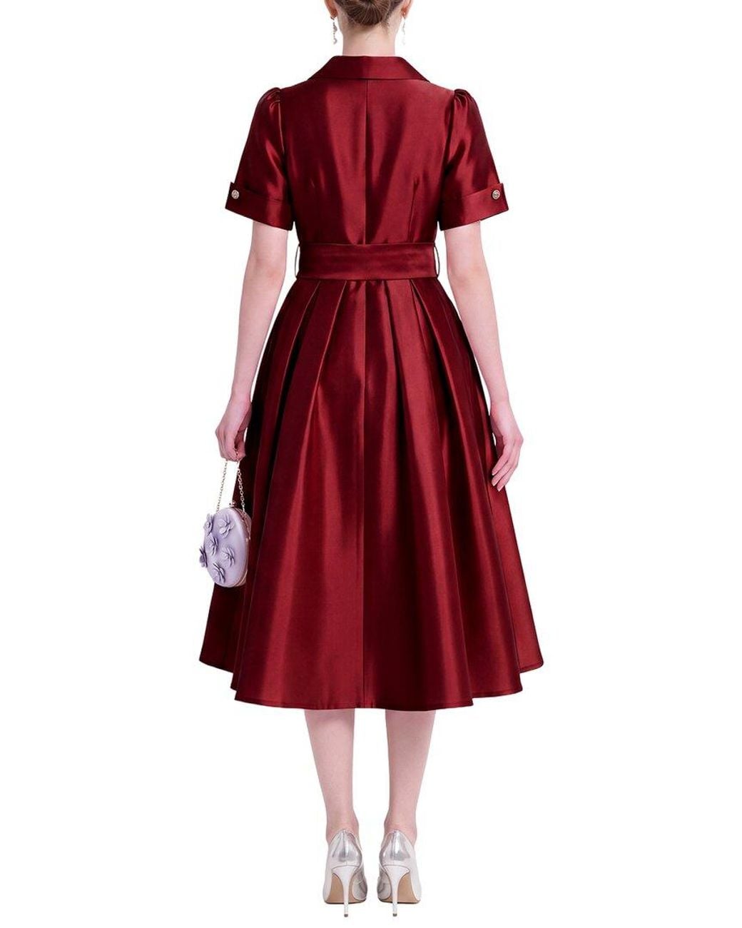 Kaimilan Red Midi Dress