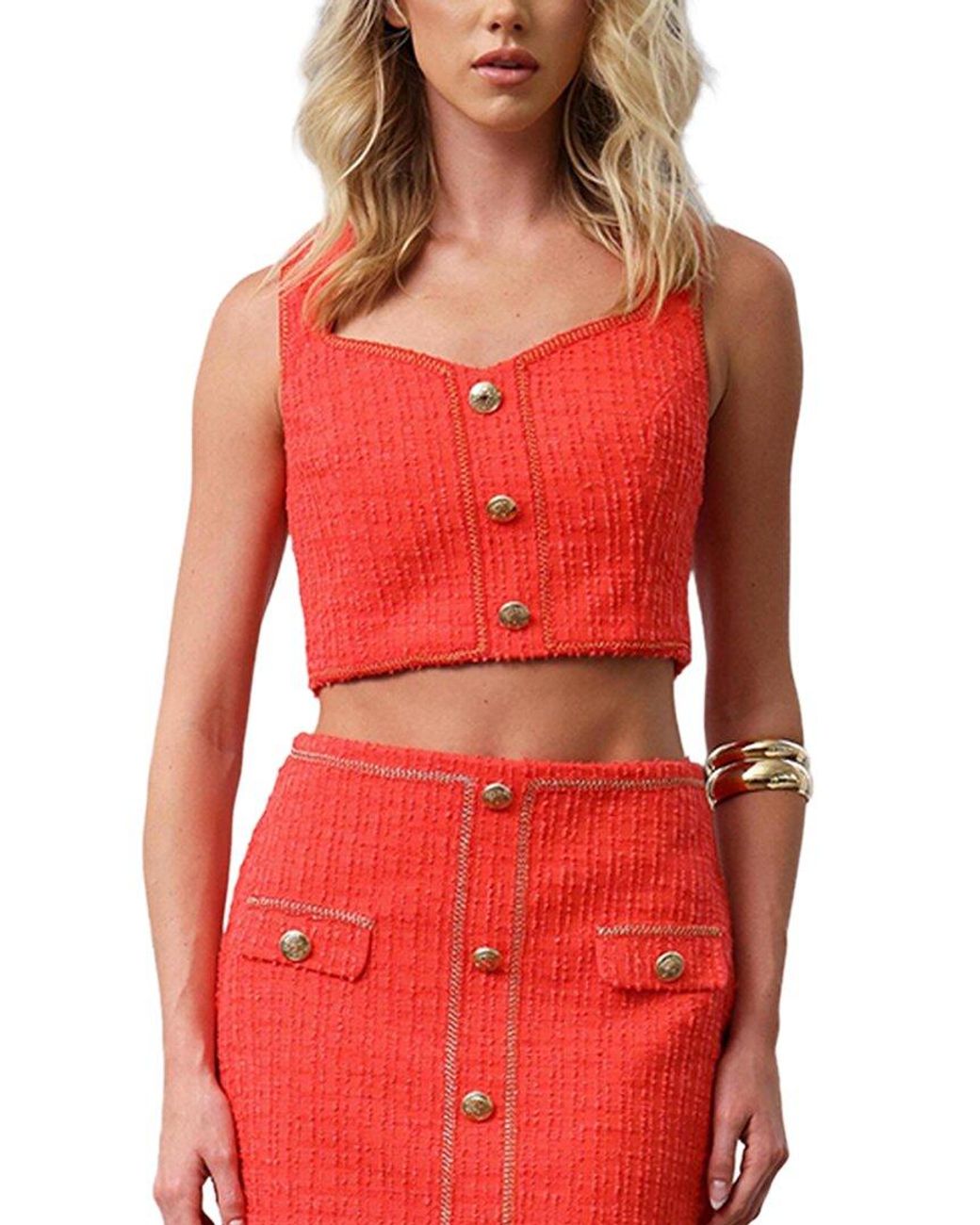 Walter Baker Red Kendall Top