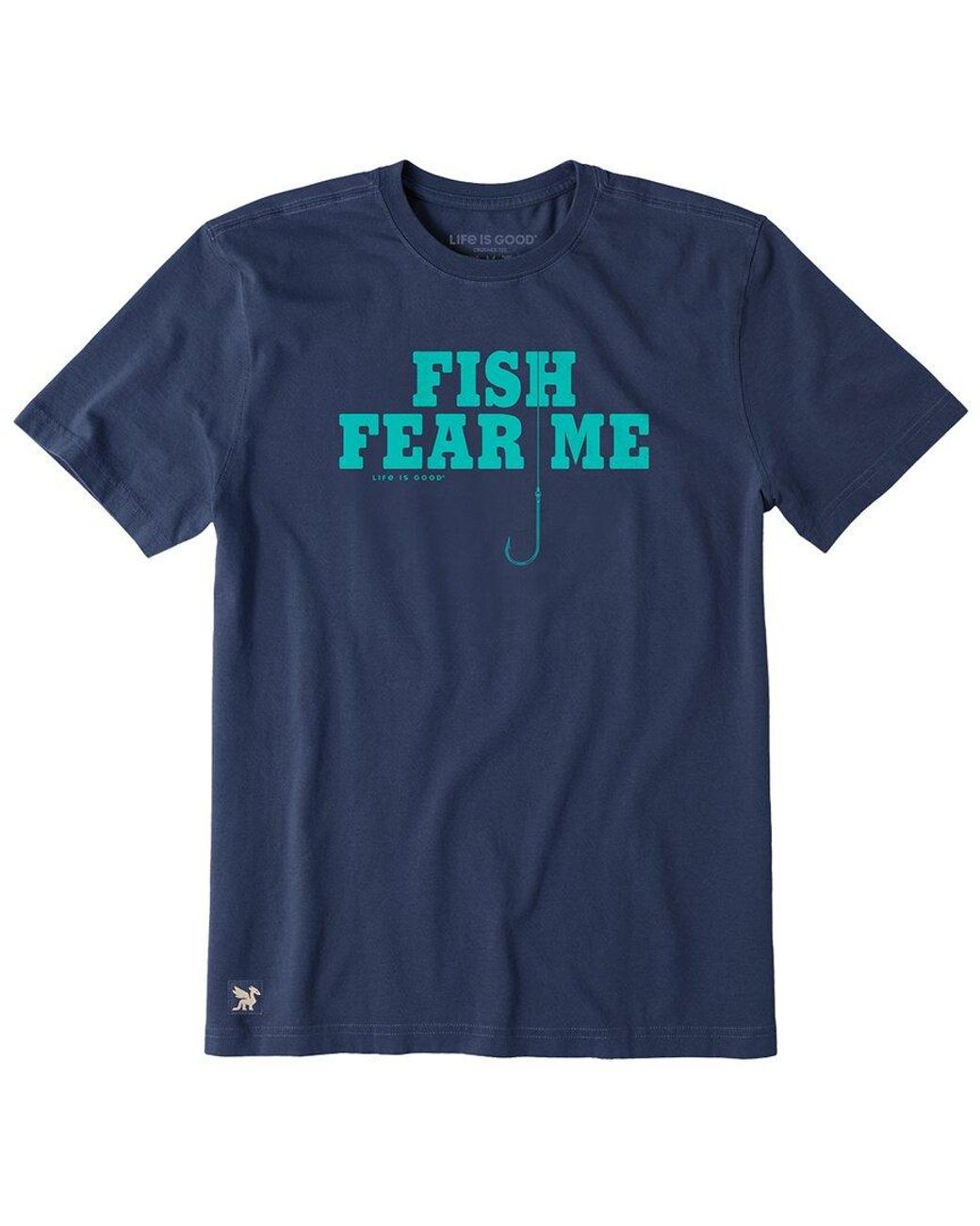 Life Is Good. Blue Crusher Tee for men