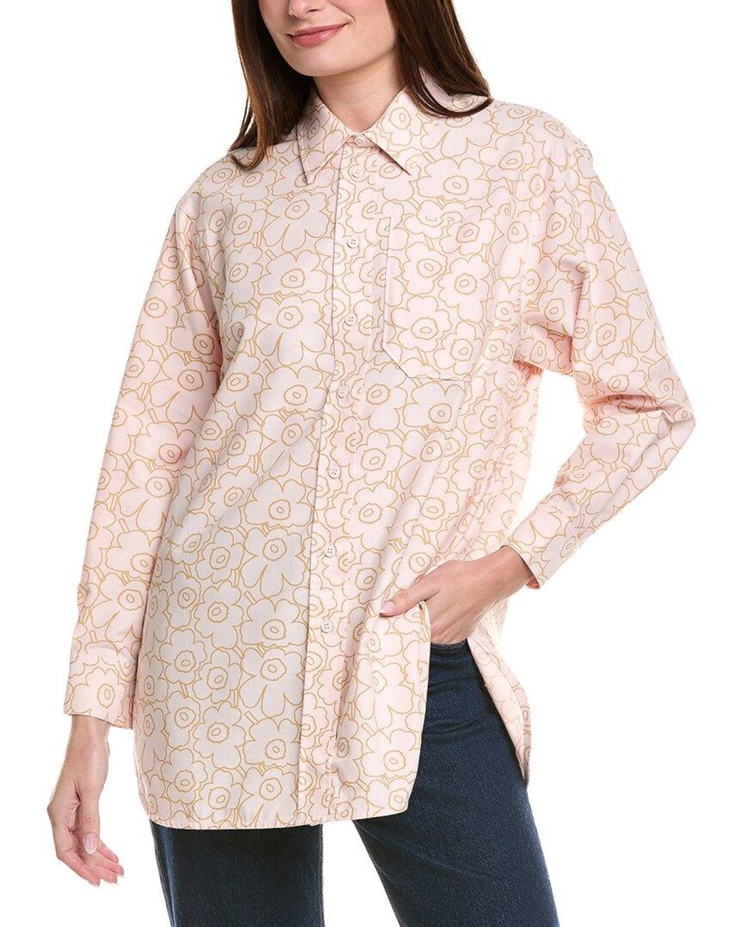 Marimekko Pink Profili Unikko Shirt
