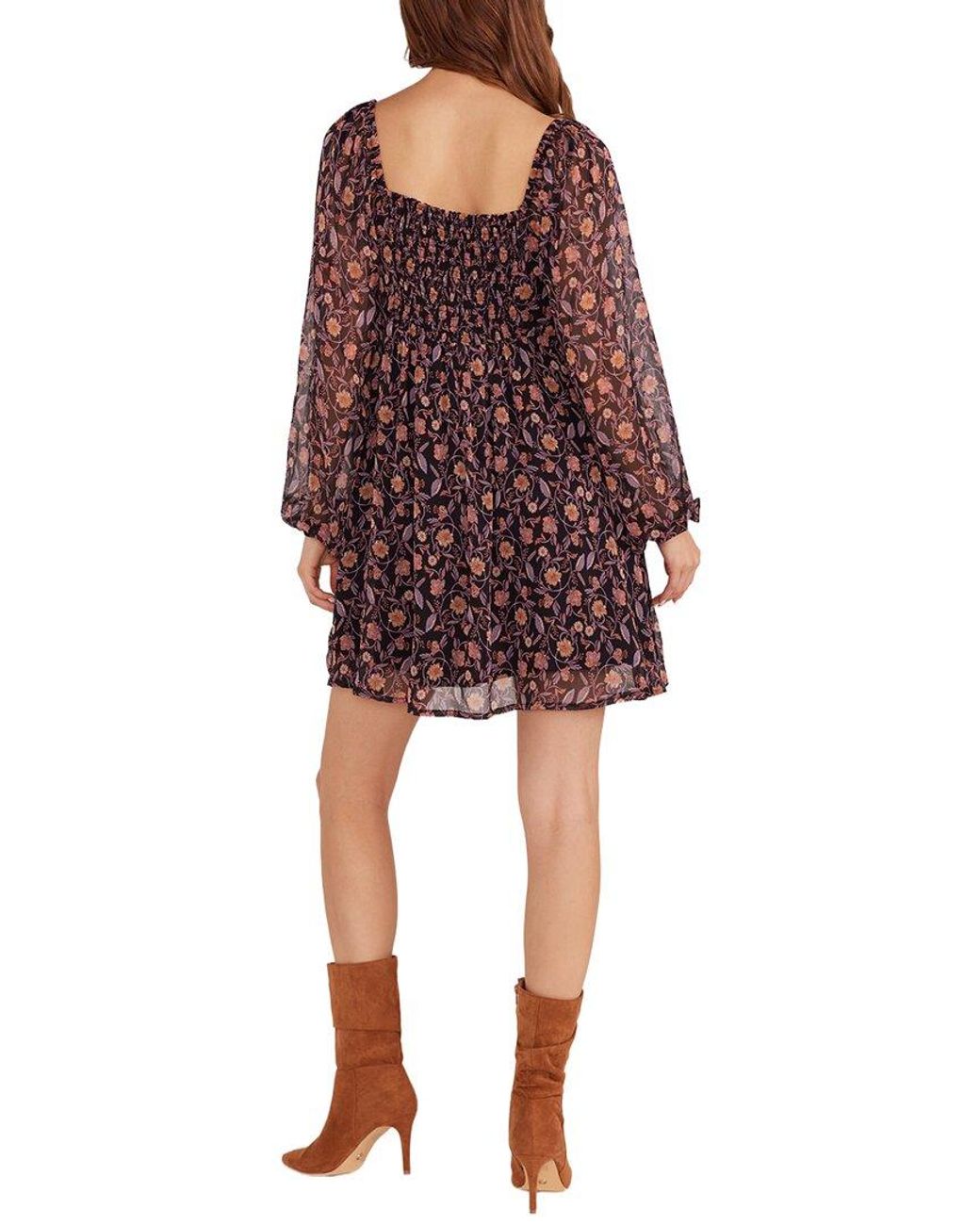 MINKPINK Red Regal Babydoll Mini Dress