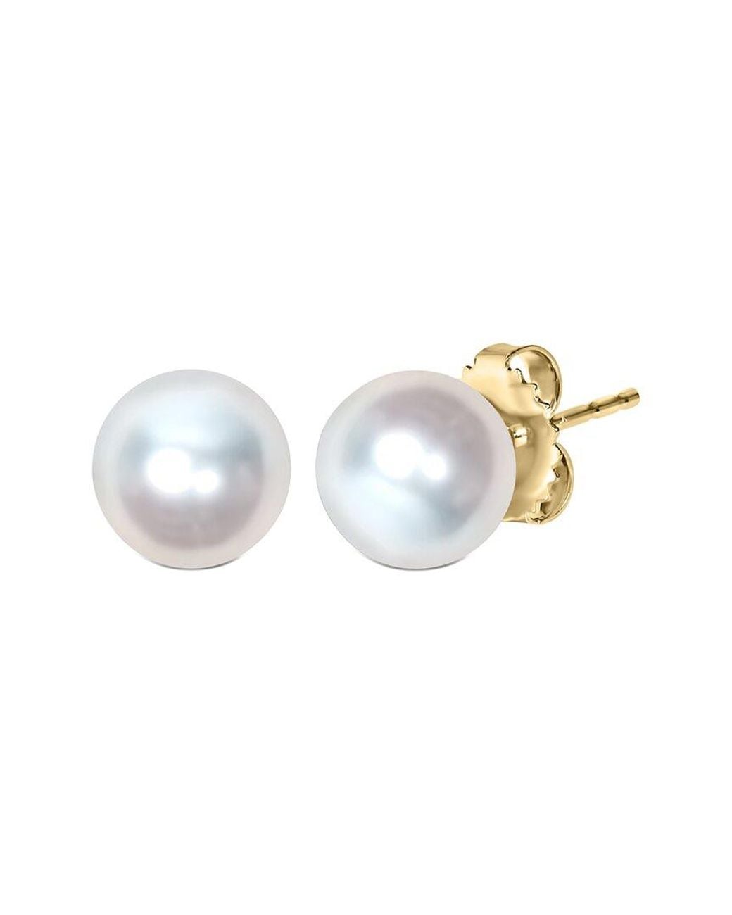 Haus of Brilliance White 14K Stud Earrings