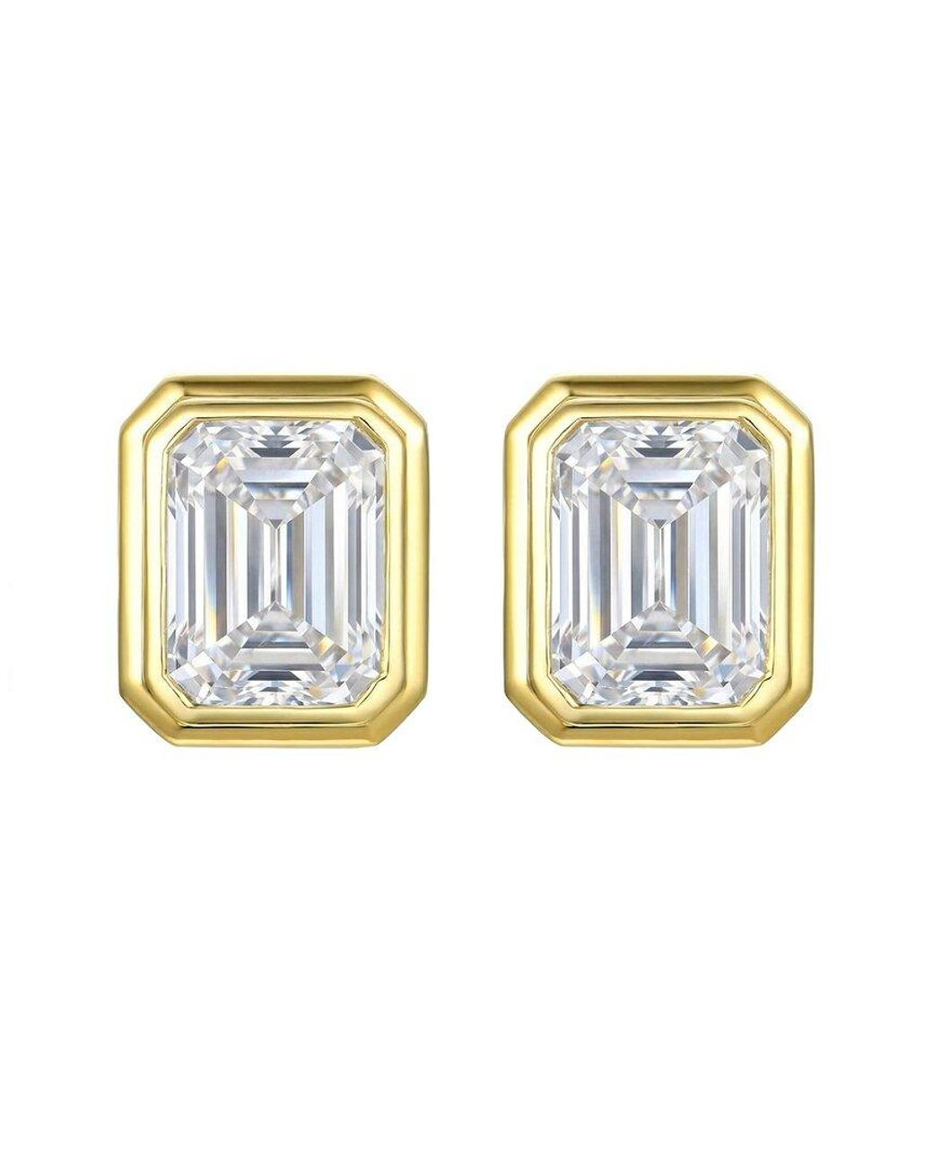 Kai Fine Jewelry Blue 14K 4.00 Ct. Tw. Lab-Grown Diamond Stud Earrings