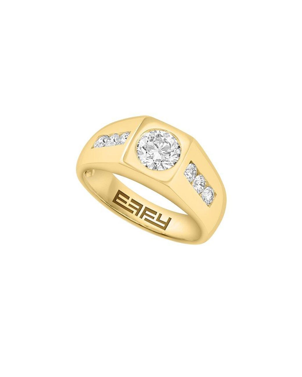 Effy Fine Jewelry Metallic 14K 1.51 Ct. Tw. Lab-Grown Diamond Ring