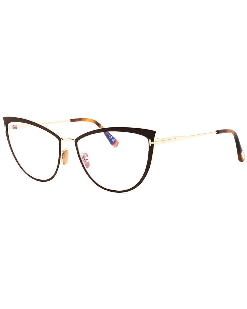 Tom Ford Metallic Ft5877-B 56Mm Optical Frames