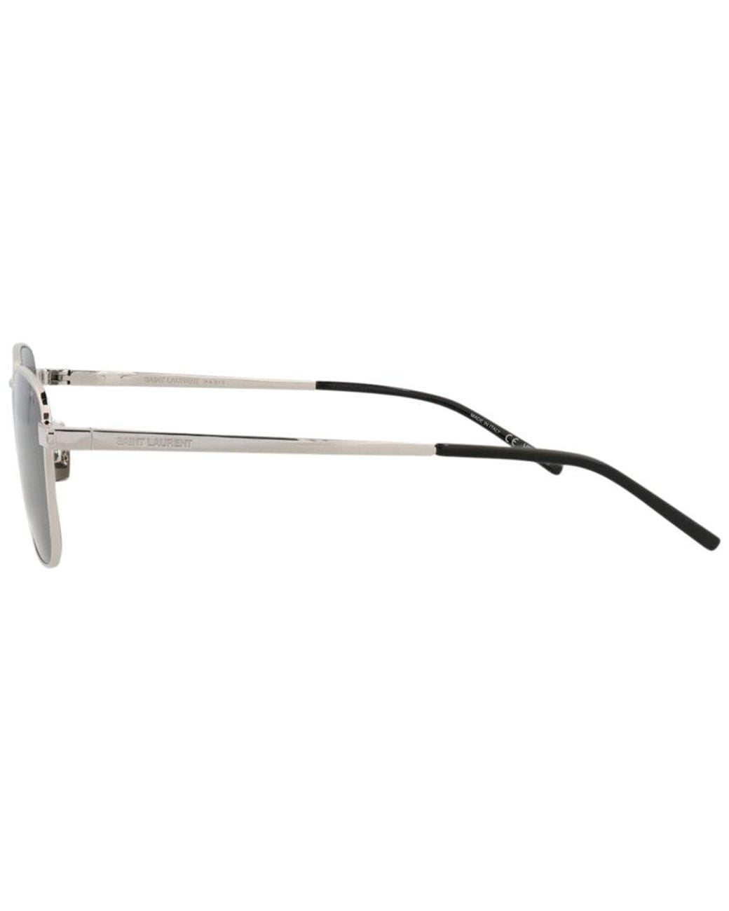 Saint Laurent Gray 52Mm Sunglasses for men