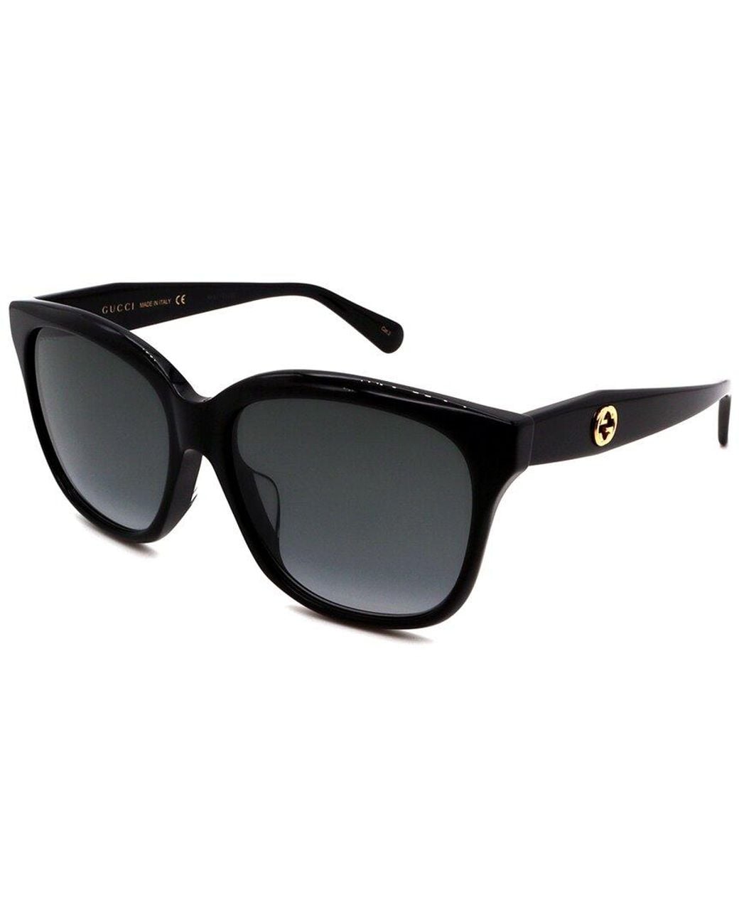 Gucci Black GG0800SA 56mm Sunglasses