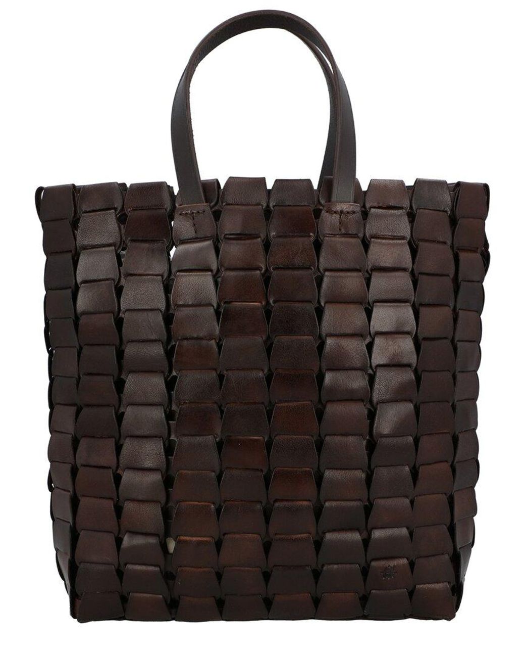 Dragon Diffusion Black Link Tote Leather Tote