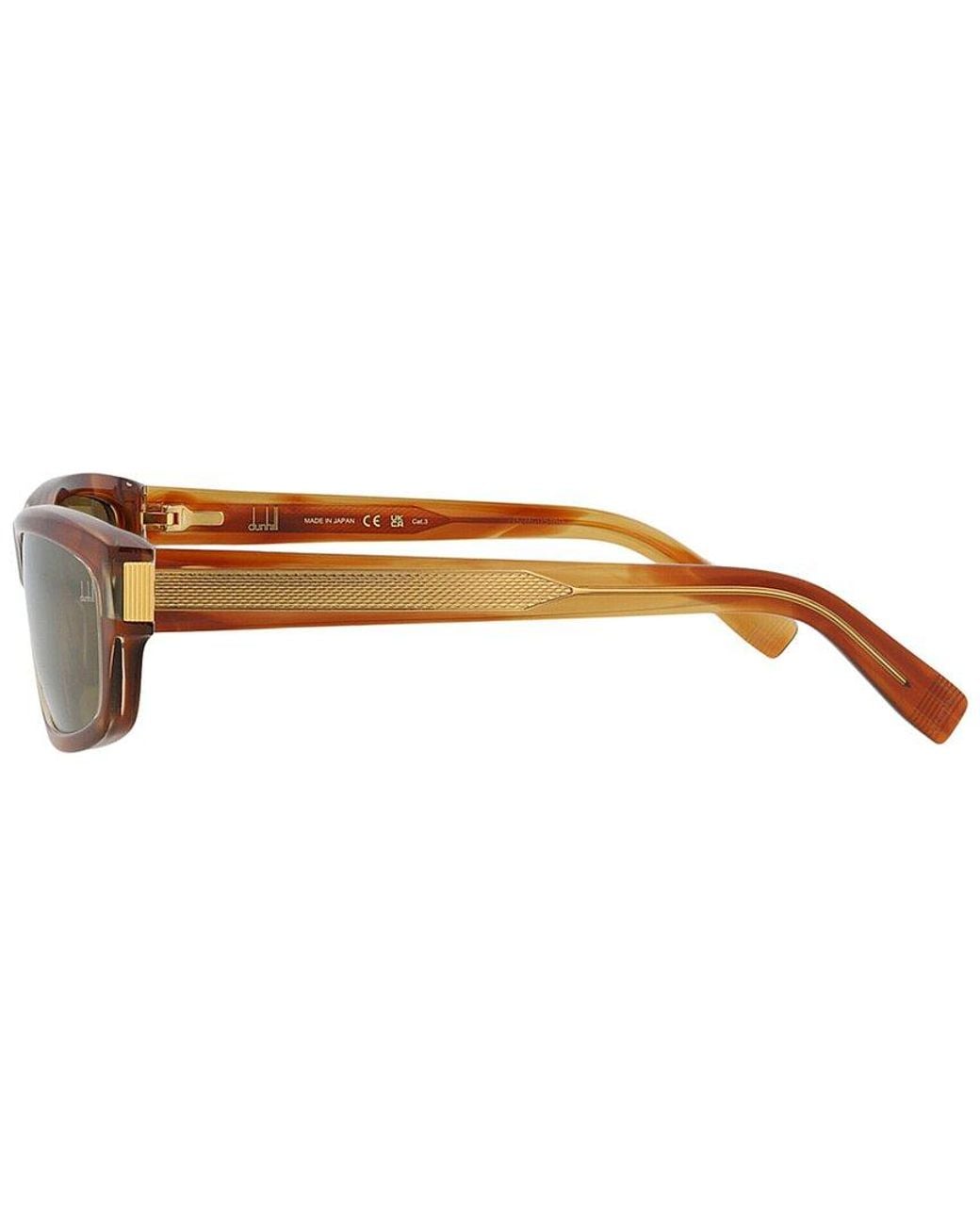 Dunhill Brown Du0077S 58Mm Sunglasses for men