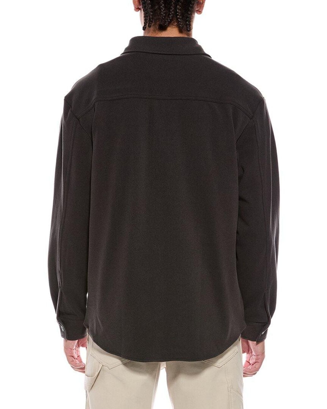 Report Collection Black Butter Soft Knit Shirt for men