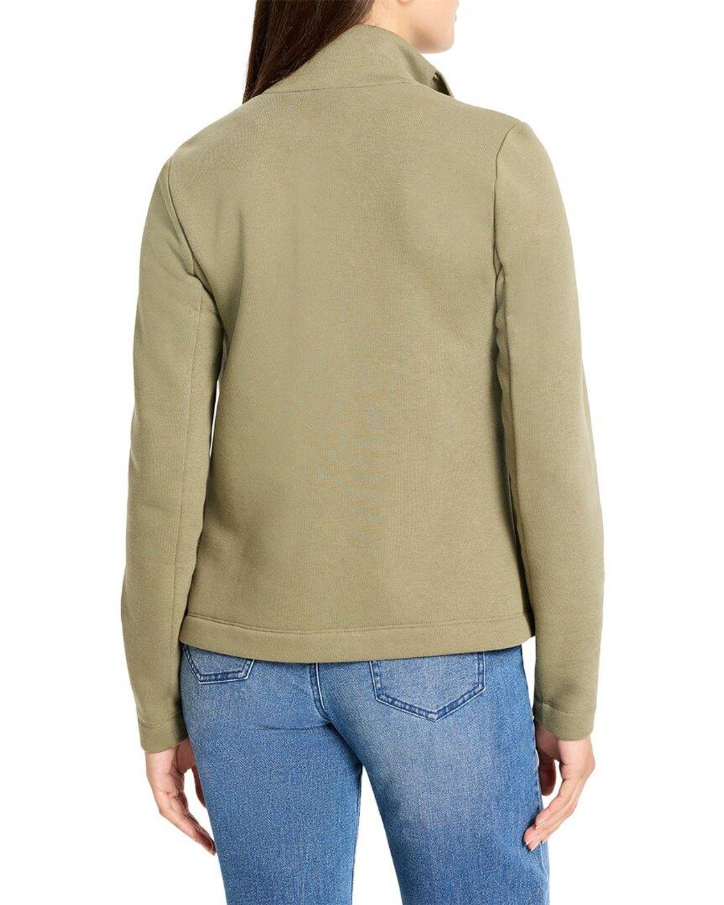 NIC+ZOE Natural Lounge Around Moto Jacket