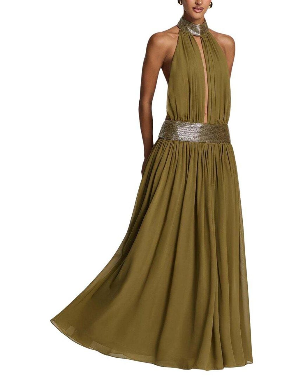 LOEY Green Maxi Dress