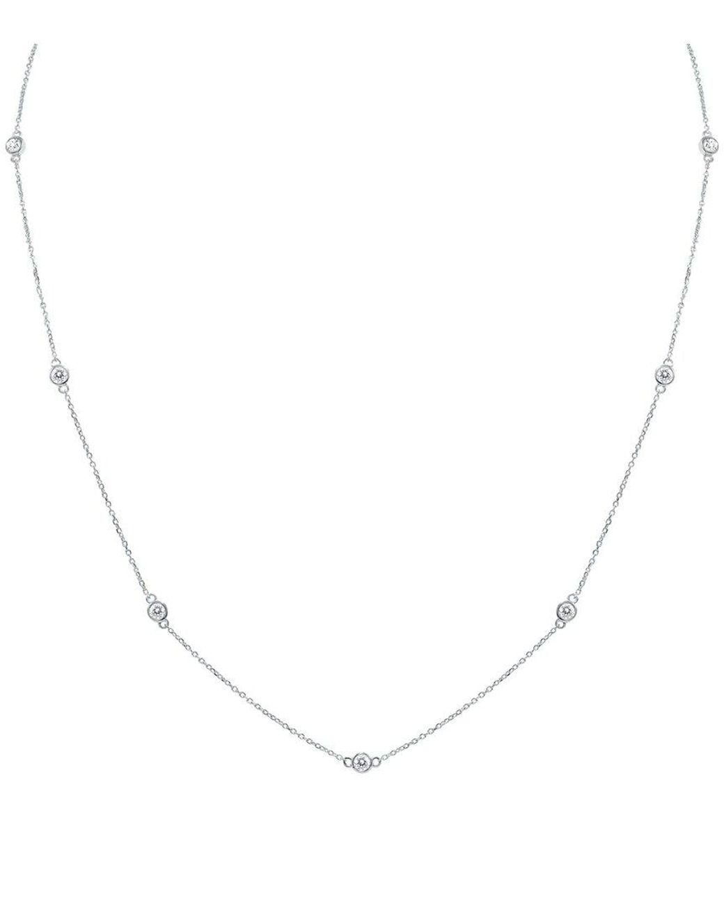 Diamond Select Cuts White 14K 0.75 Ct. Tw. Diamond Necklace