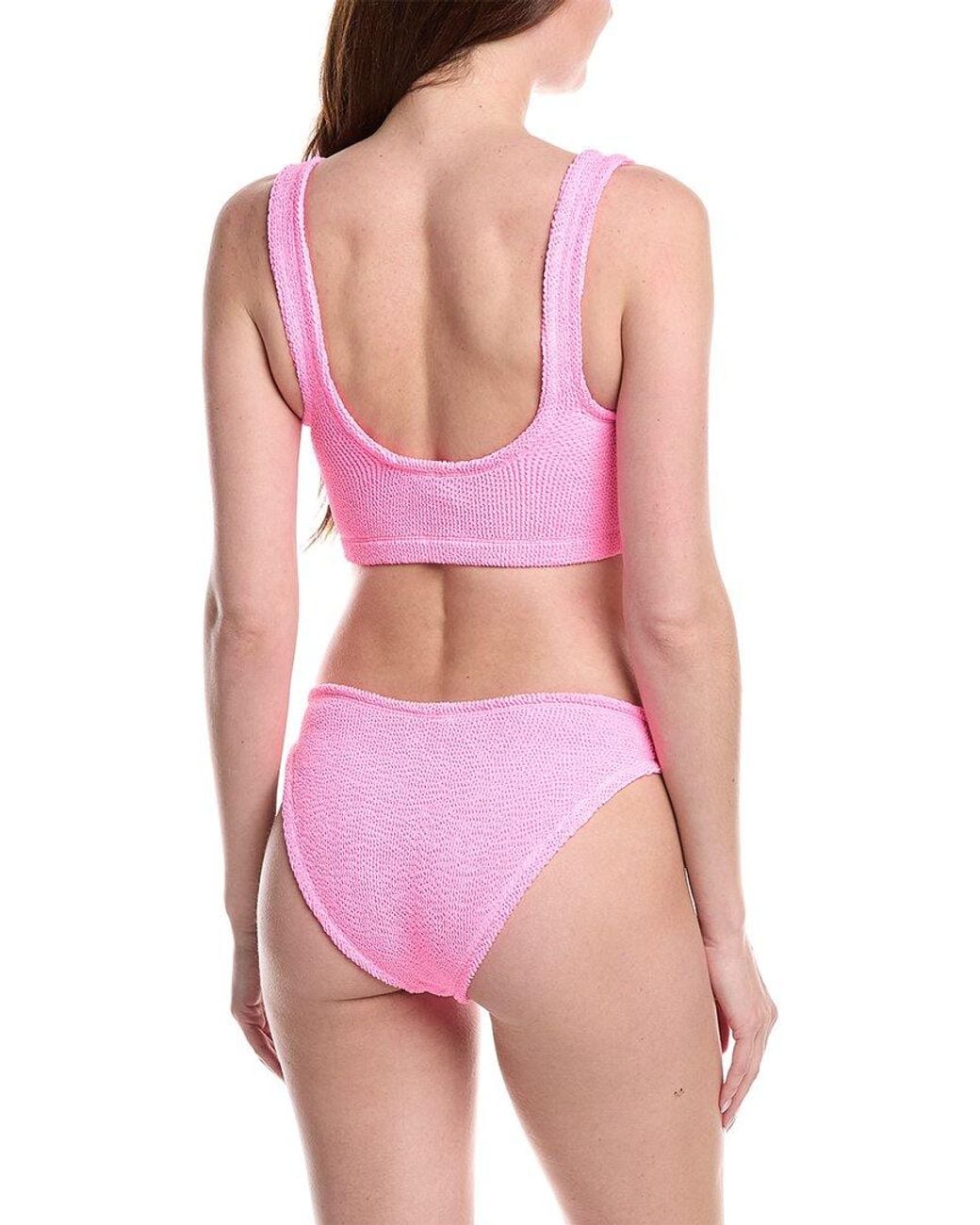Hunza G Pink Hunza G 2Pc Coverage Xandra Bikini Set