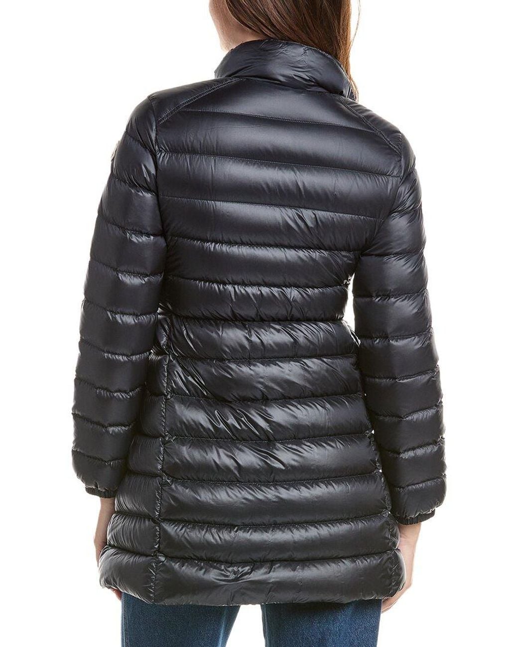 Moncler Black Genet Long Coat