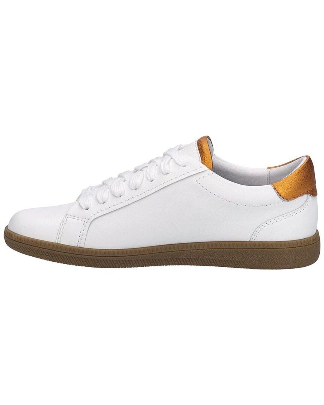 Josef Seibel White Joleen 04 Leather Sneaker