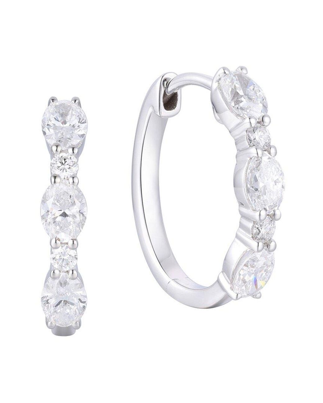 Gregg Ruth White 14K 1.20 Ct. Tw. Diamond Earring