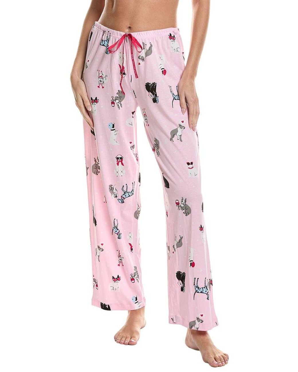 Hue Pink Love Pups Long Pajama Pant