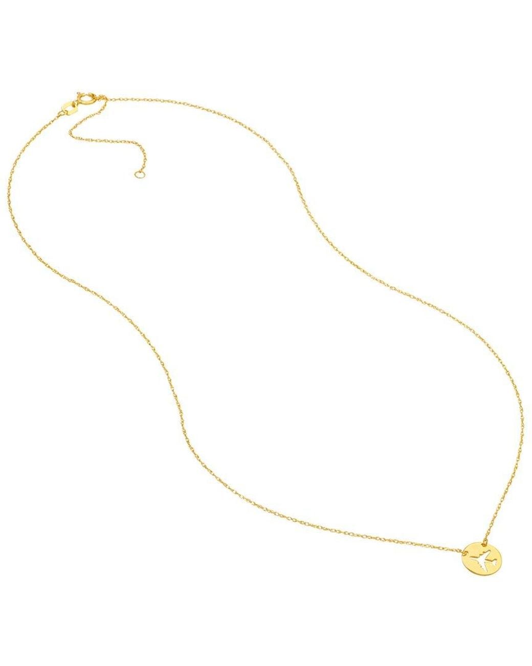 HAWLEY ST Metallic 14K Necklace