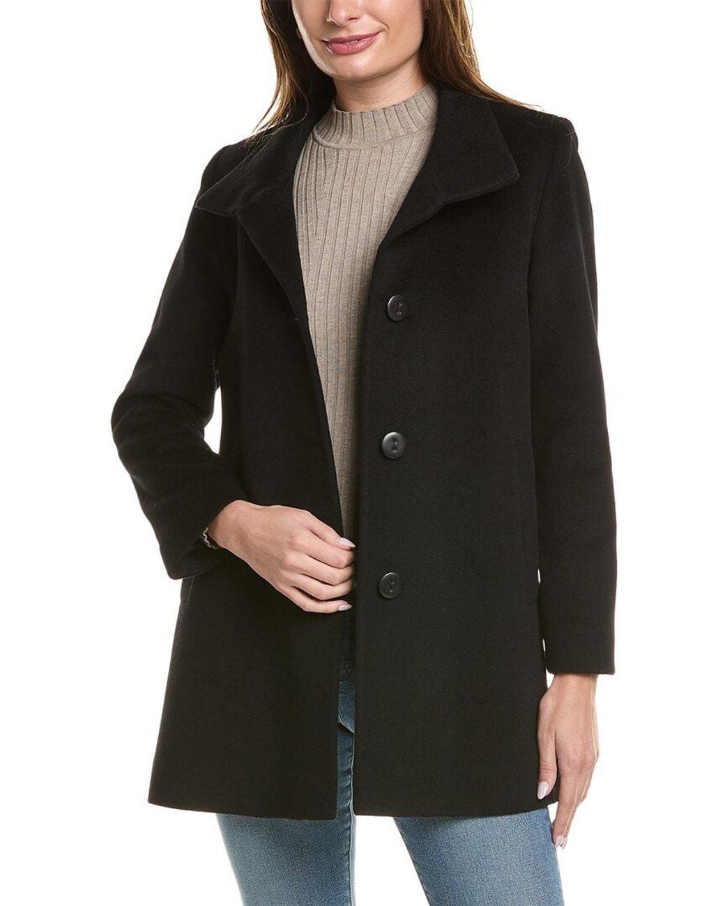 Fleurette Black Wool Jacket