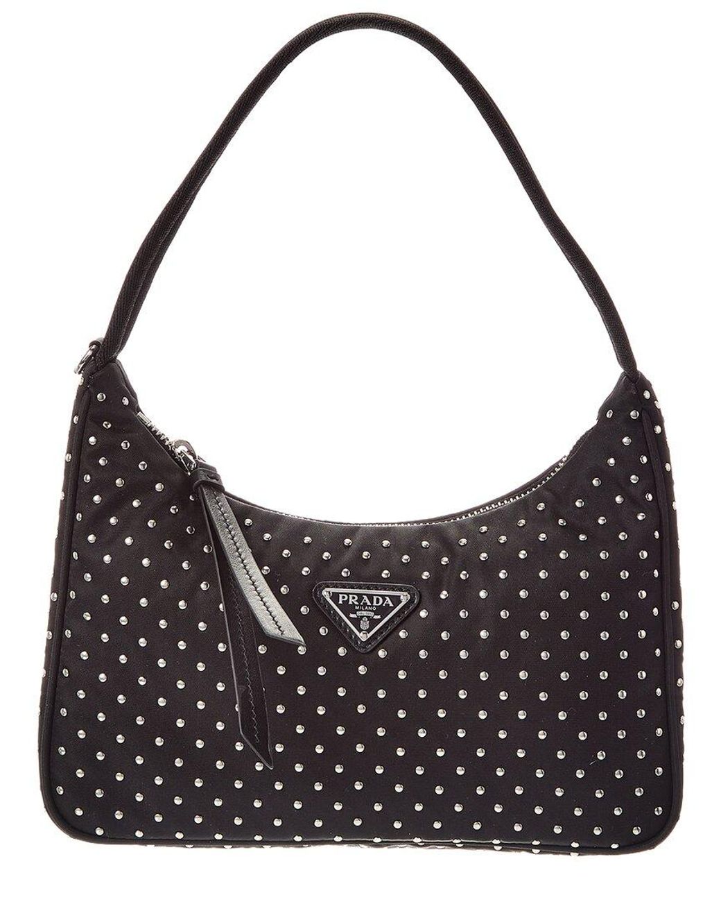 Prada Black Re-Edition Re-Nylon Hobo Bag