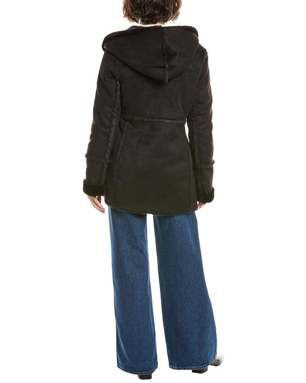 Via Spiga Black Hooded Jacket