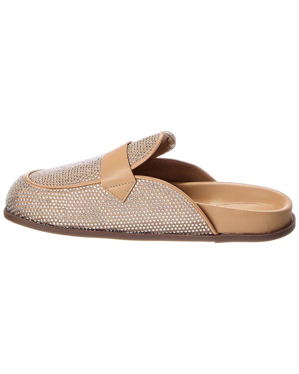 SCHUTZ SHOES White Ava Leather Mule