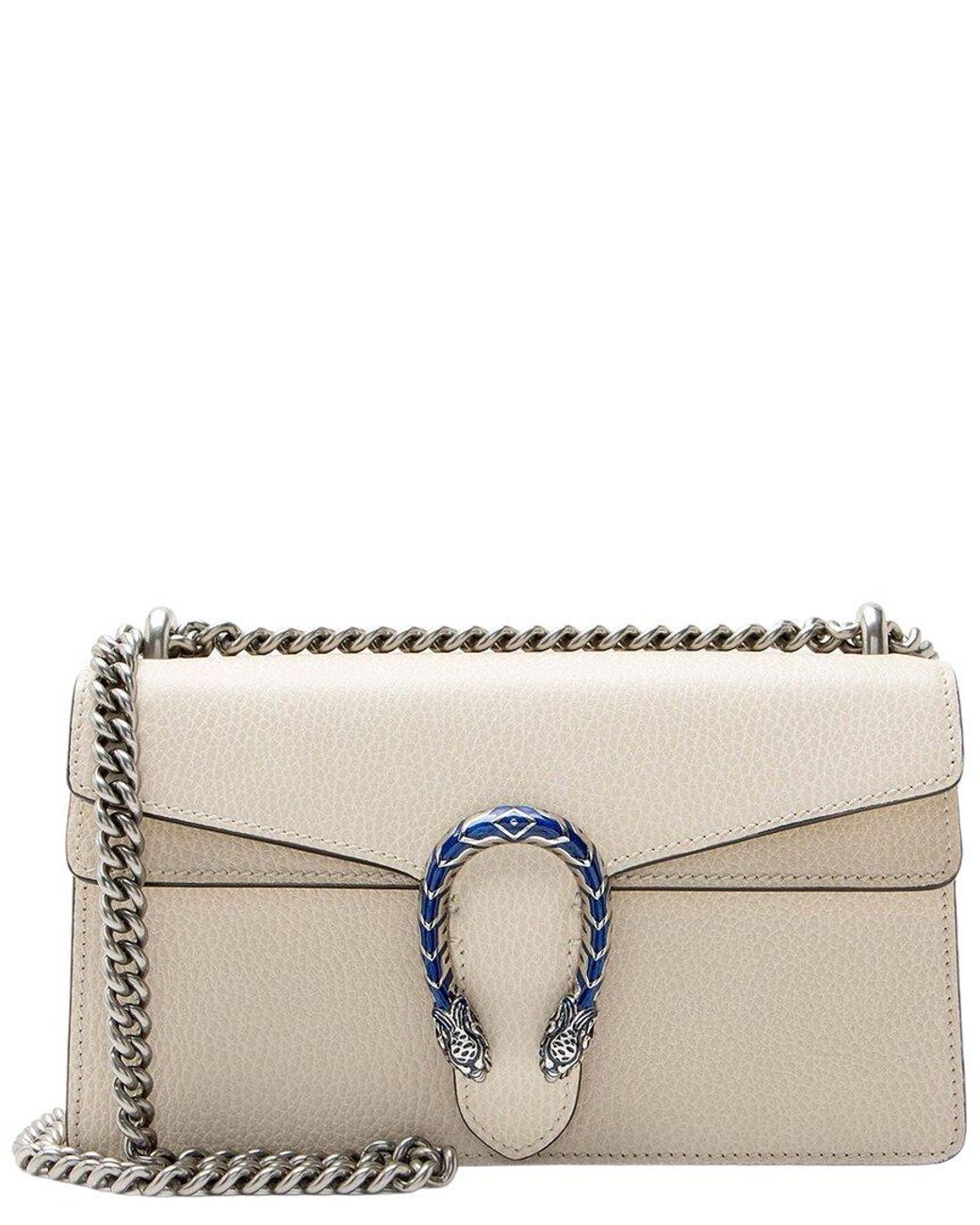 Gucci Natural White Leather Dionysus Medium E/w Shoulder Bag (authentic Pre-loved)