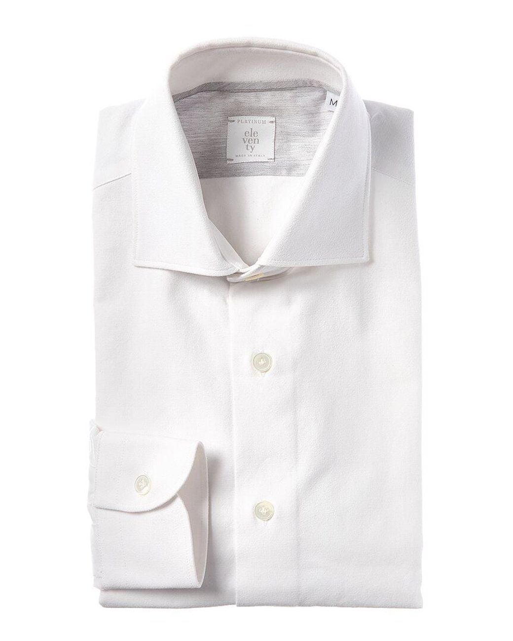Eleventy White Dandy Shirt for men