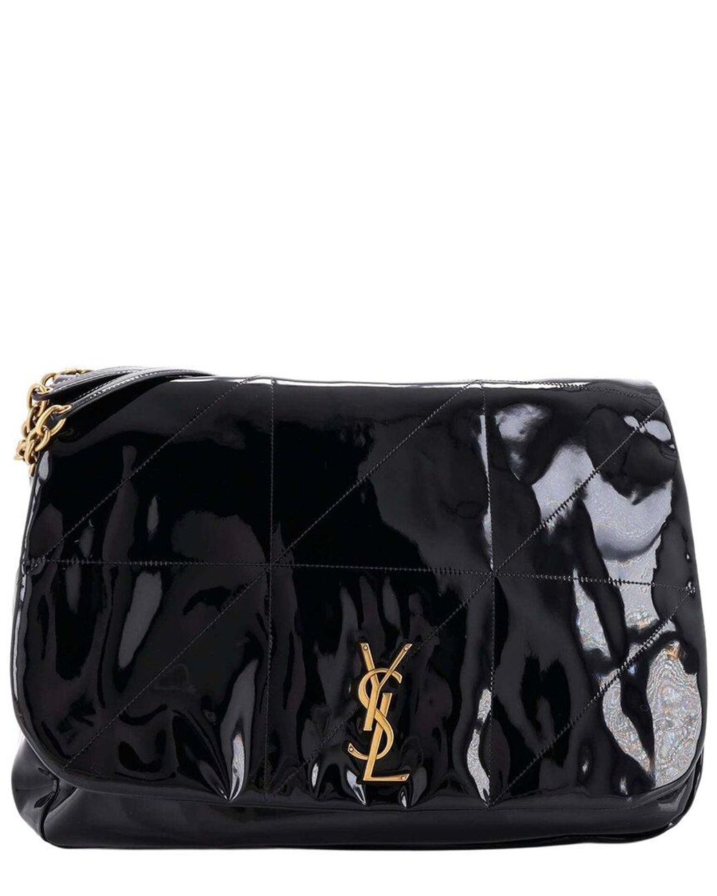 Saint Laurent Black Jamie 4.3 Shoulder Bag Quilted Patent Large (authentic Pre- Loved)
