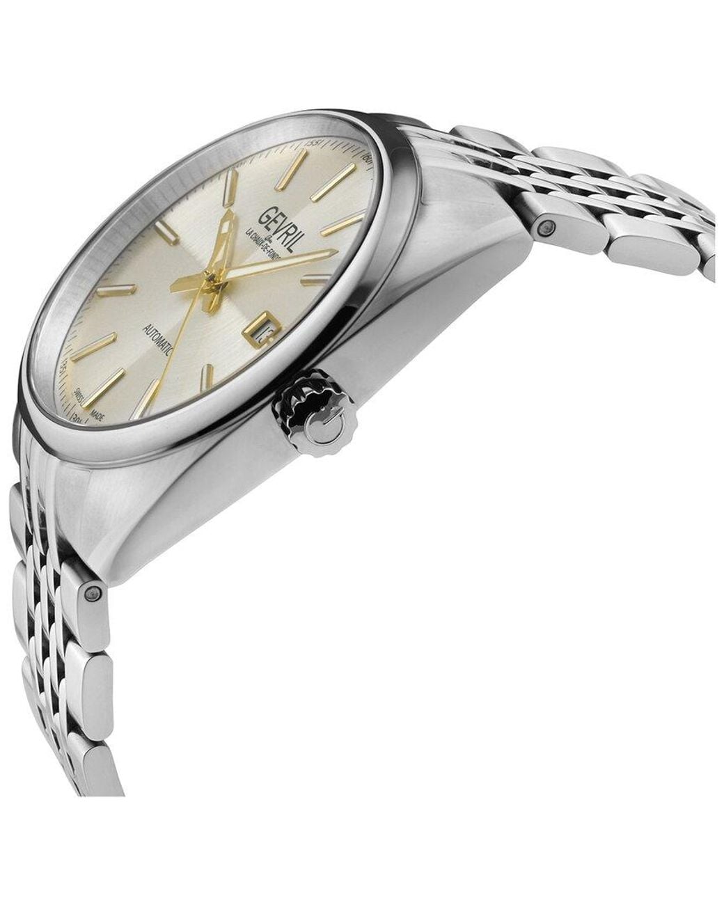 Gevril Metallic Five Points Watch for men