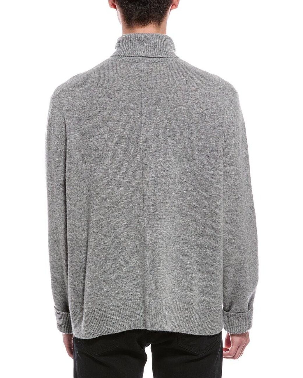 Rag & Bone Gray Haldon 100% Cashmere Turtleneck Sweater for men