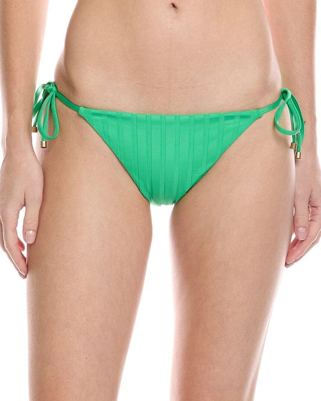 Vitamin A Green Elle Tie Side Bikini Bottom