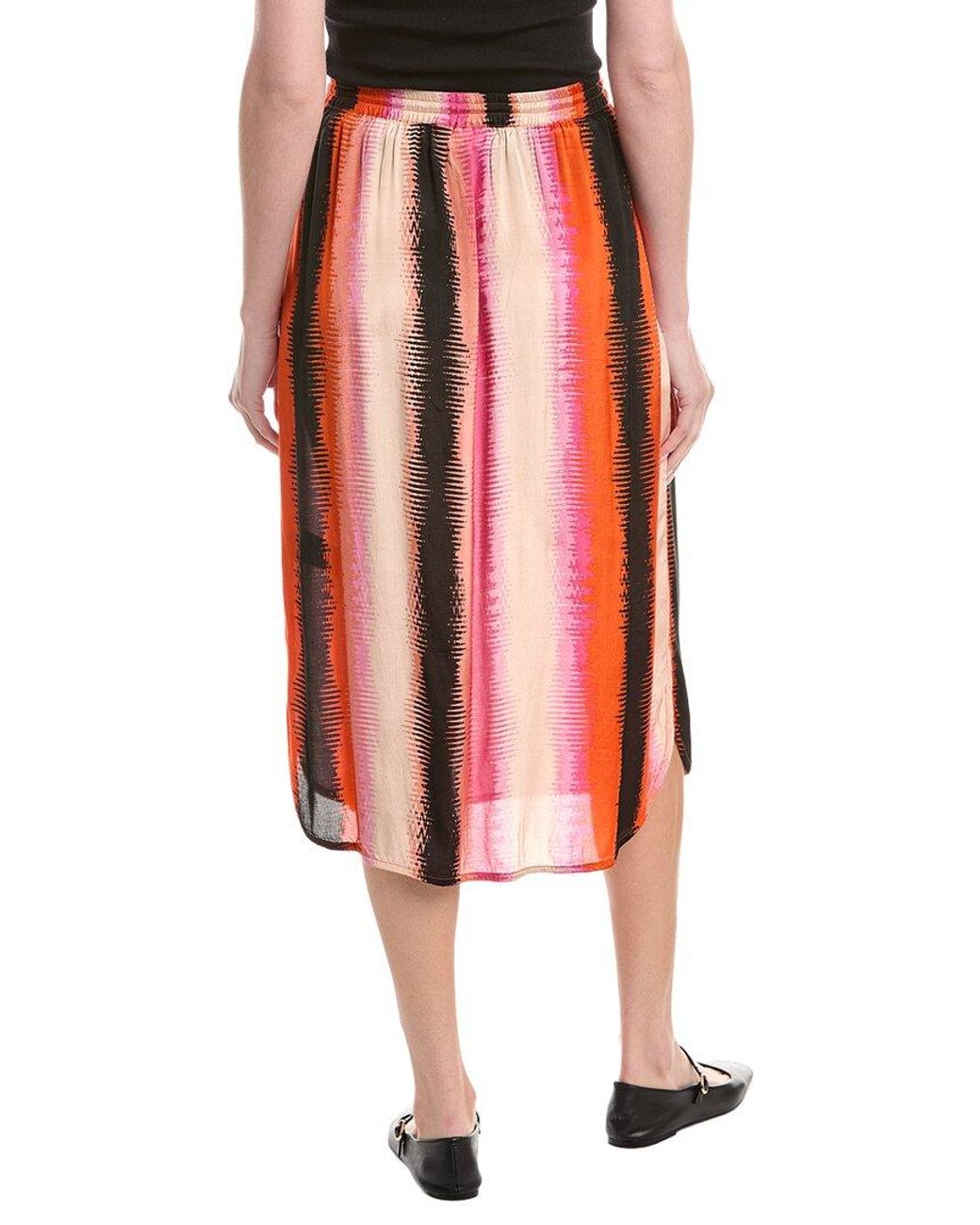 Masai Red Printed Skirt