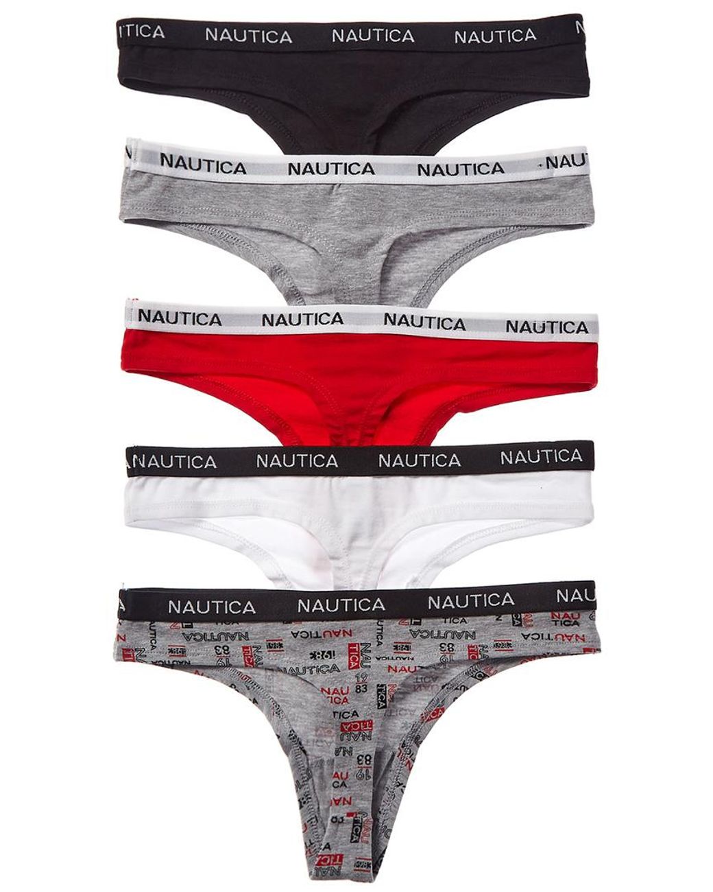 Nautica Set Of 5 Thong