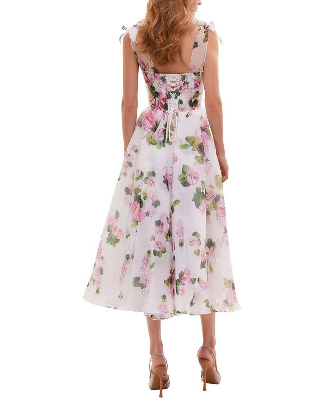 Homeyee White Midi Dress