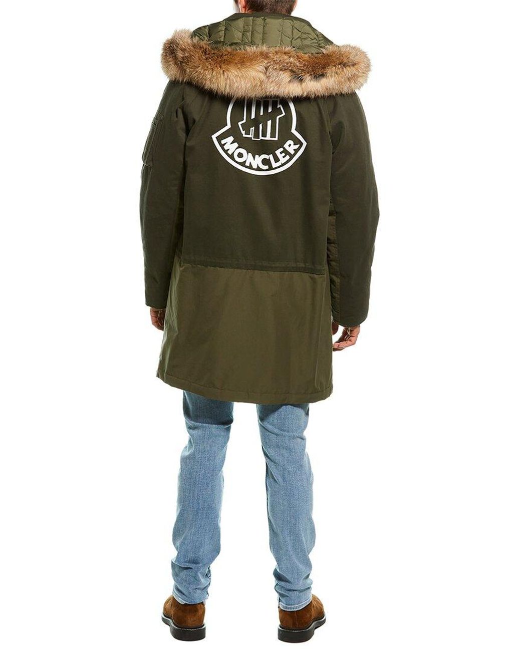 Moncler Green Fendorf Coat for men