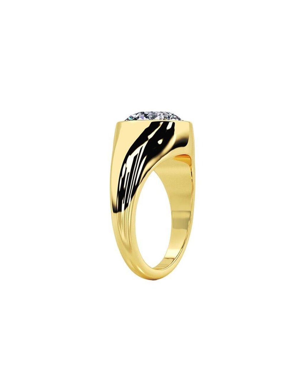 Lab Grown Diamonds Metallic 14K.00 Ct. Tw. Lab-Grown Diamond Ring