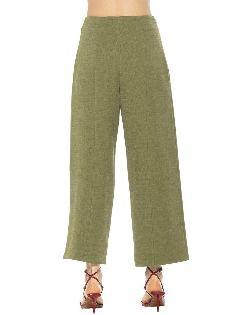 Alexia Admor Green Amari Pants