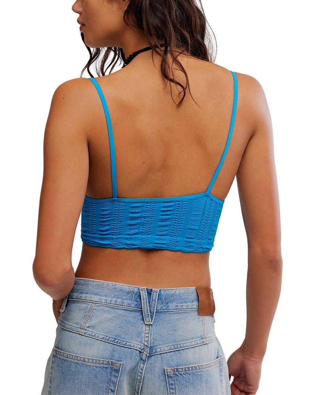 Free People Blue Heirloom Bralette