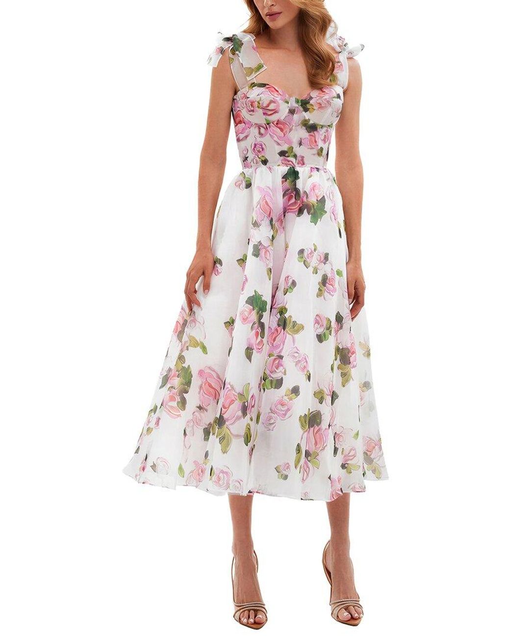 Homeyee White Midi Dress