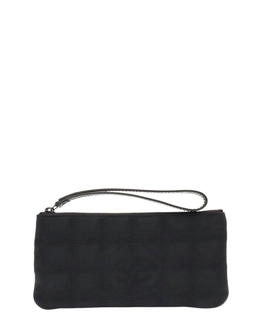 Chanel Black Nylon New Travel Line Makeup Pouch (Authentic Pre-Loved)