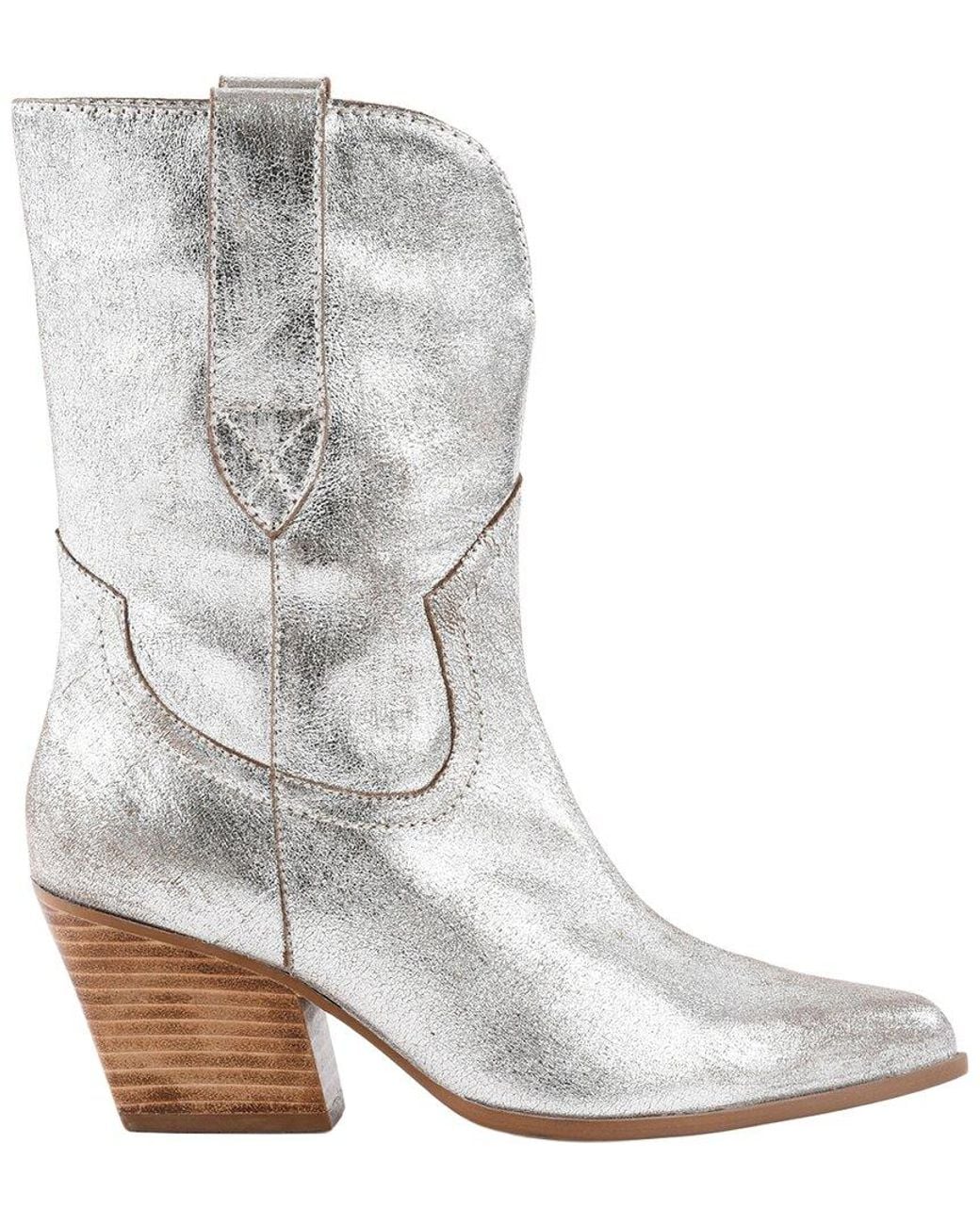 Seychelles White Line Dance Suede Boot