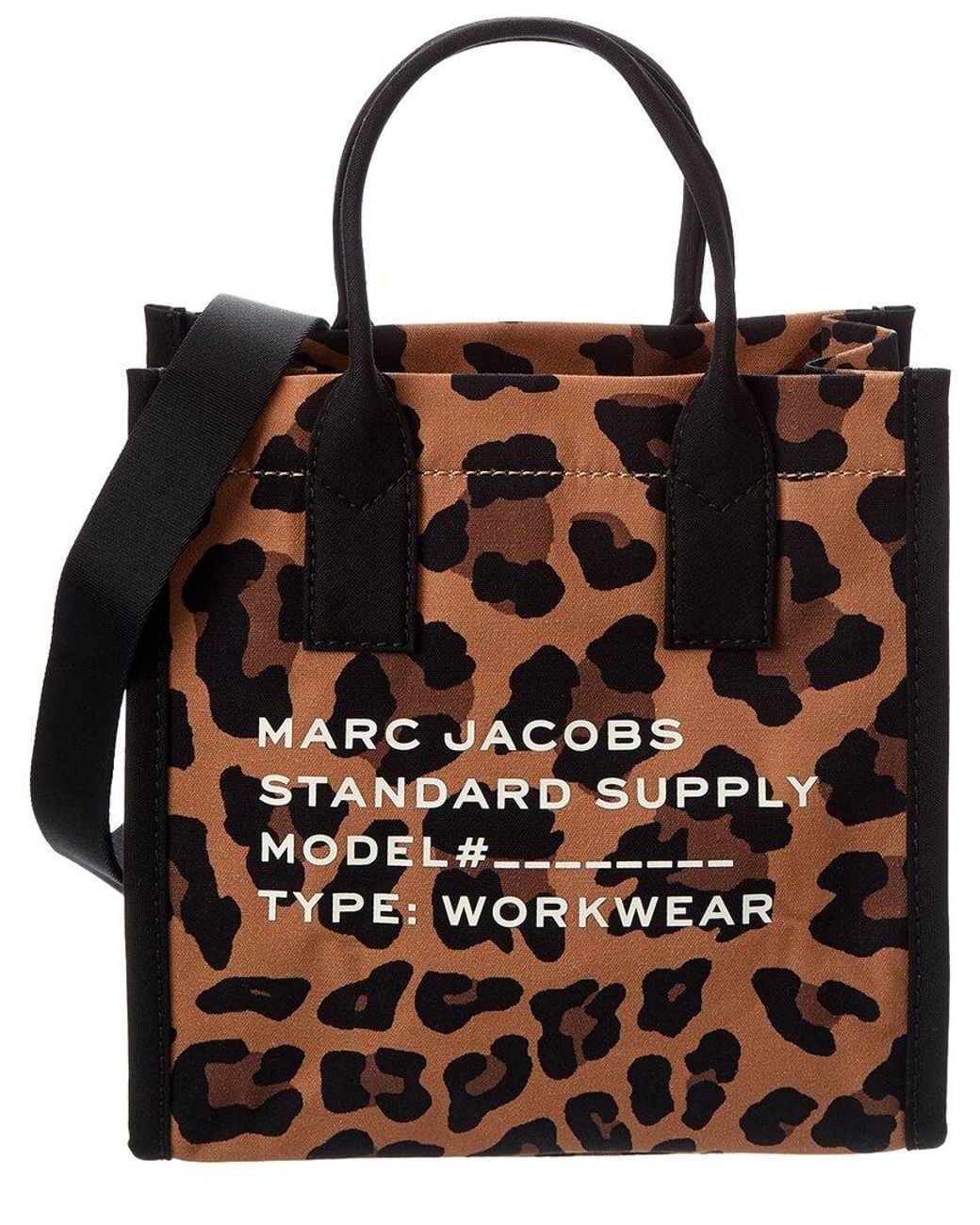 Marc Jacobs Black Standard Supply Medium Canvas Tote
