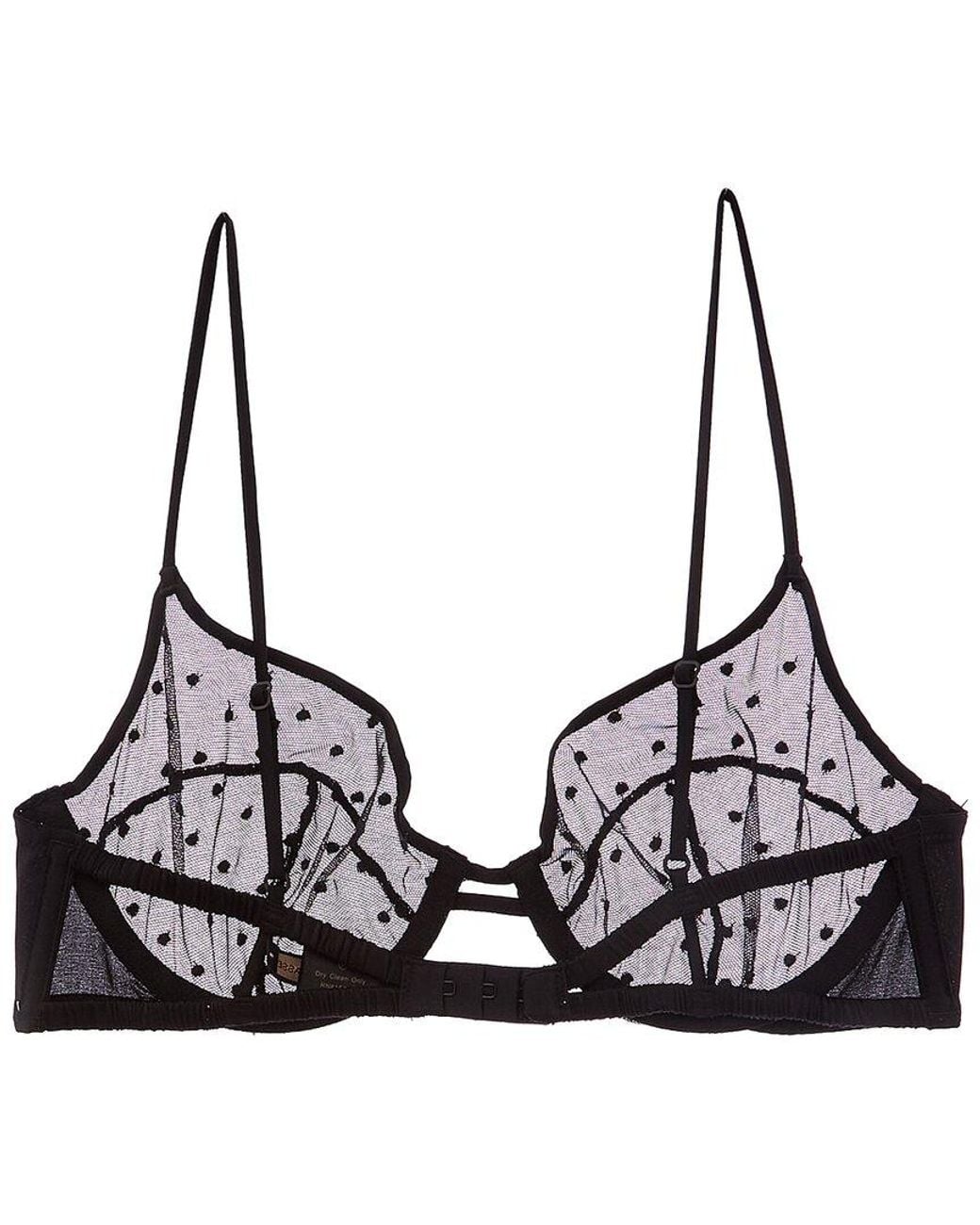 Kiki de Montparnasse Black Merci Demi Bra